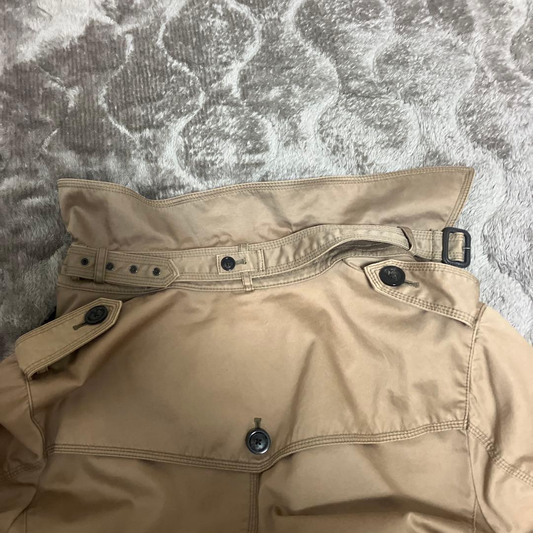 バーバリーブラックレーベル トレンチコート希少L BMA46-306-44