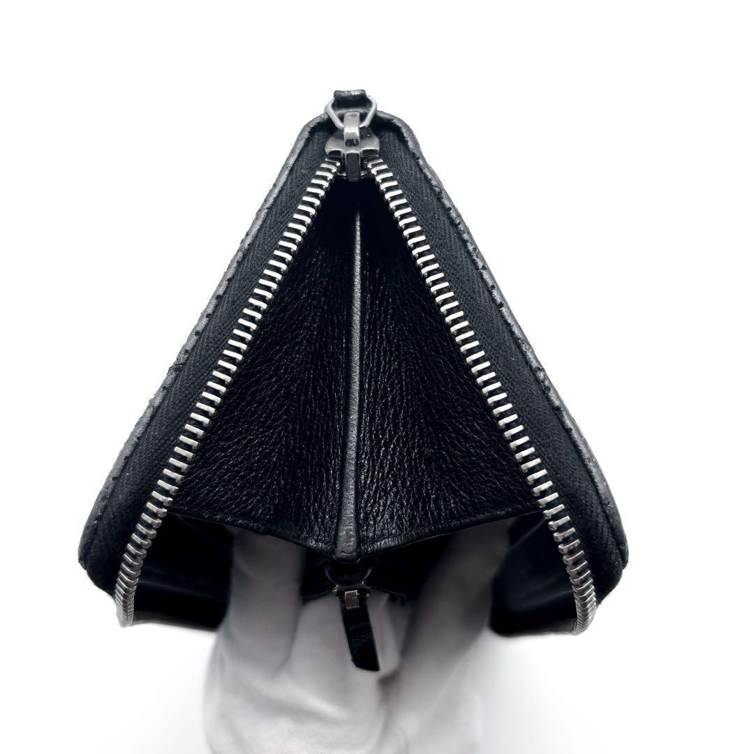 【極美品✨】シャネル 長財布 マトラッセ パンチング ラウンドジップ