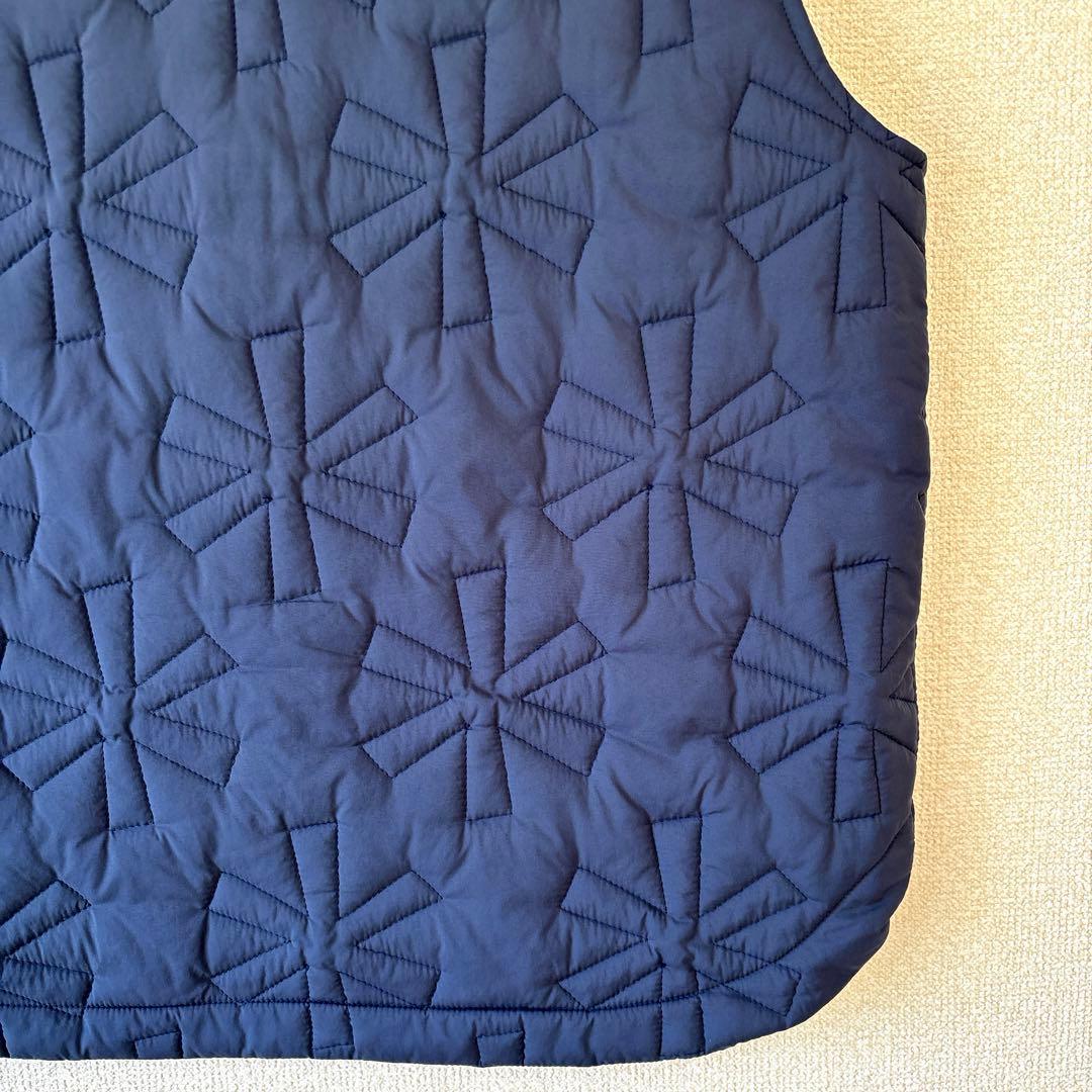 キルティング✨スノーピーク ナイロン ベスト アスタリスク ネイビー 2 M〜L
