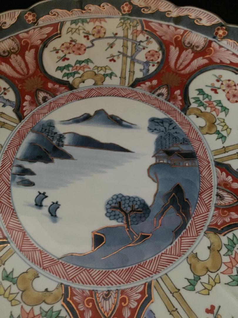 昭和レトロ　大皿　新品未使用　年代物