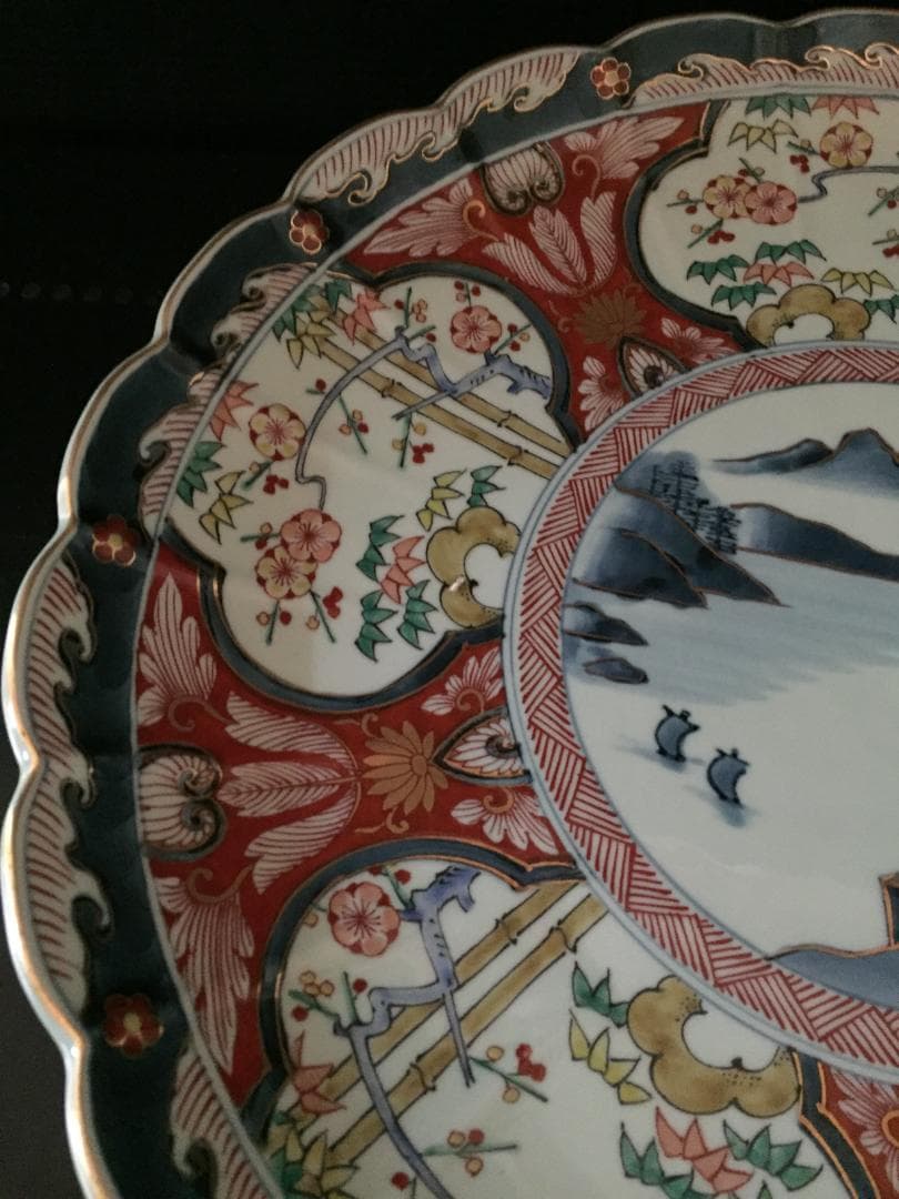 昭和レトロ　大皿　新品未使用　年代物