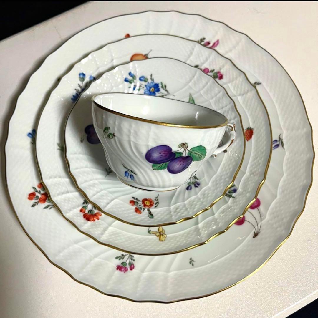 リチャードジノリ  ベッキオフルーツ  ペルージャ  4ピースセット　⑥