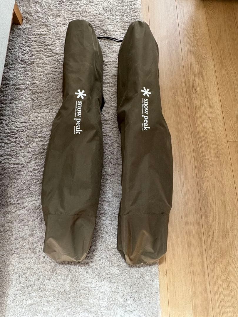 美品　スノーピーク　ローチェア30カーキ 二脚セット