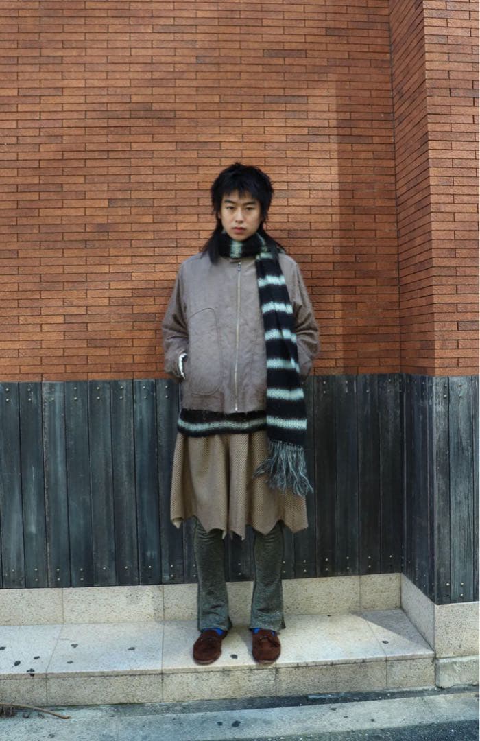 SUGARHILL MOHAIR STRIPE MUFFLER モヘア マフラー