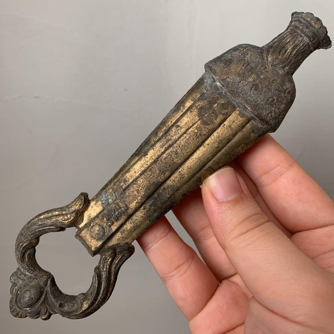 確認用　イタリア製　王様　栓抜き　ビンテージ風　真鍮　ブロカント　シャビー