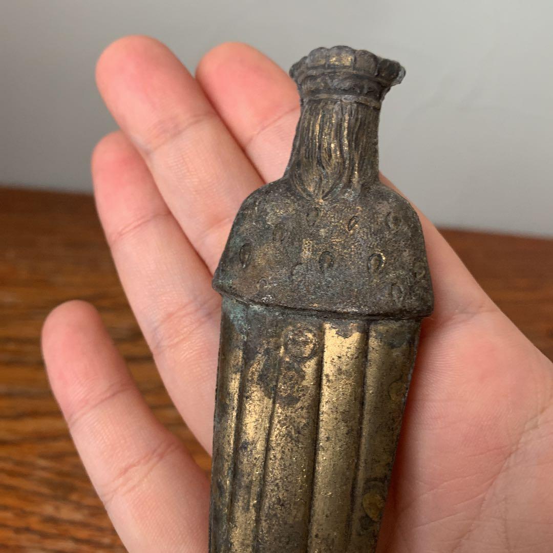 確認用　イタリア製　王様　栓抜き　ビンテージ風　真鍮　ブロカント　シャビー