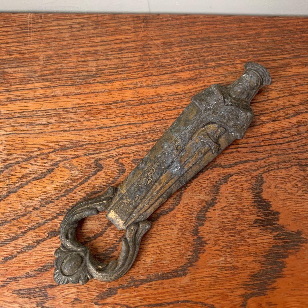 確認用　イタリア製　王様　栓抜き　ビンテージ風　真鍮　ブロカント　シャビー