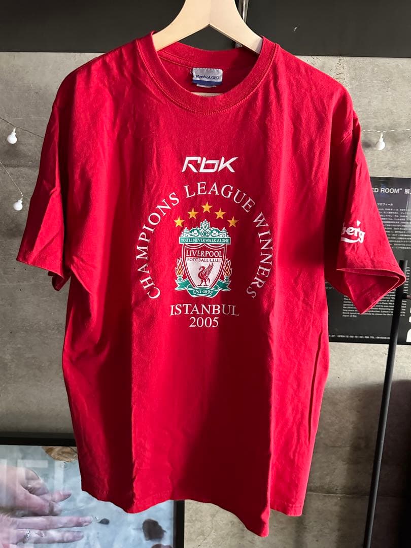 Reebok リヴァプールFC チャンピオンズリーグ優勝記念 Tシャツ