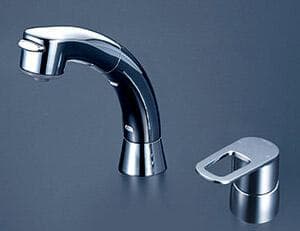 KVK FSL121DET シングルレバー混合栓 洗髪シャワー(eレバー)