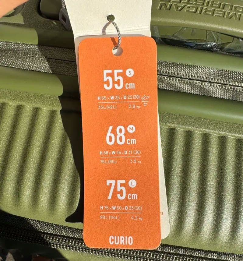 スーツケース　機内持ち込み TSAロック カーキ 新品同様