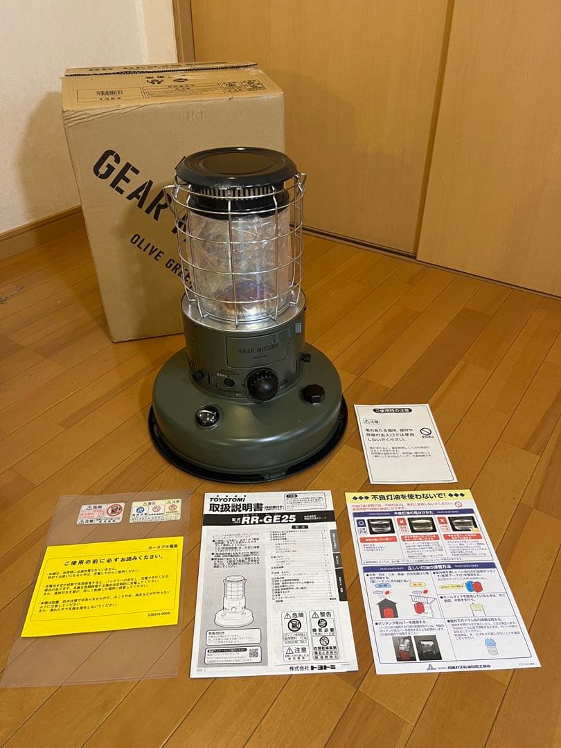 トヨトミ　RR-GE25 レインボーストーブ オリーブグリーン