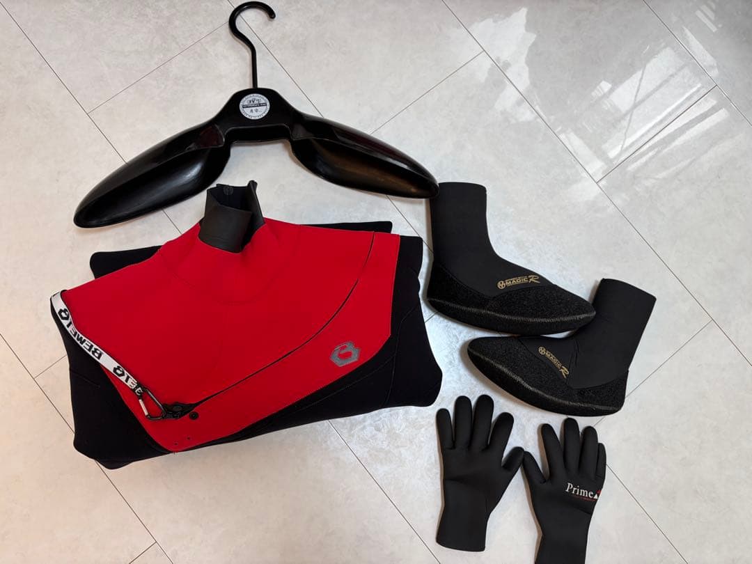 ※ ぴよ※BEWET セミドライスーツ グローブブーツセット