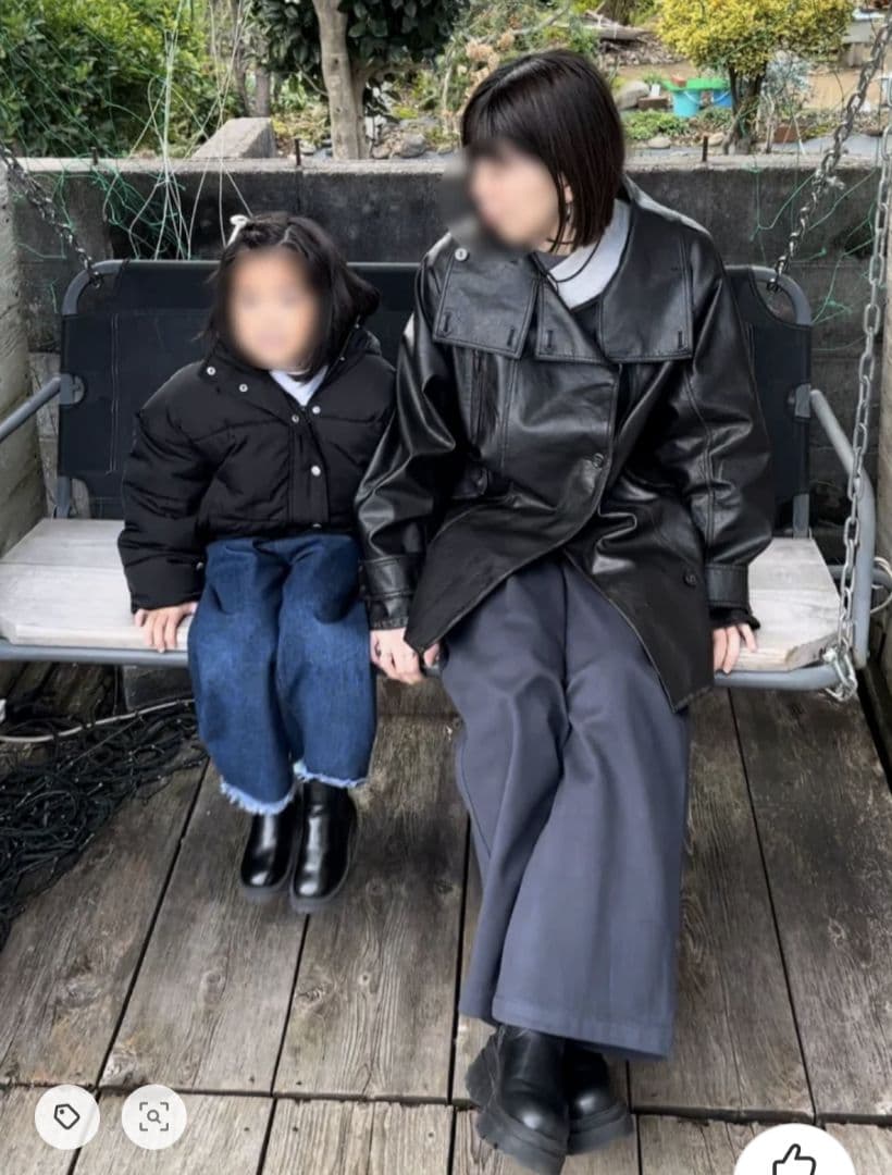 Ameri　USED LIKE SYNTHETIC LEATHER JACKET