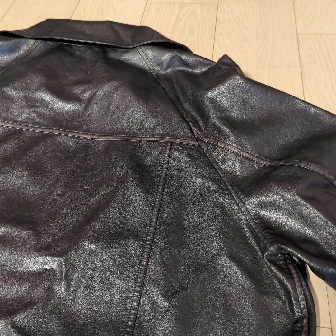 Ameri　USED LIKE SYNTHETIC LEATHER JACKET