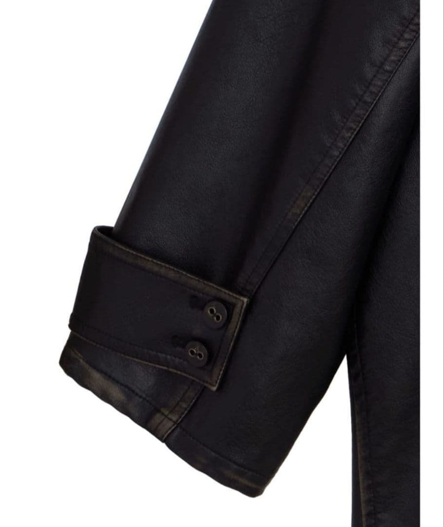 Ameri　USED LIKE SYNTHETIC LEATHER JACKET