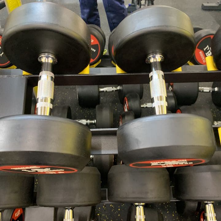 ラバーダンベル　22.5kg kg 25kg kg  27.5kg 各2個