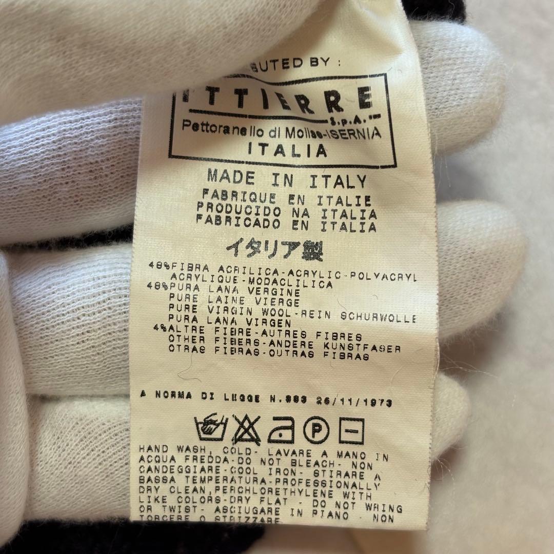 【archive】ドルチェ&ガッバーナ リブ ドライバーズニット イタリア製 黒