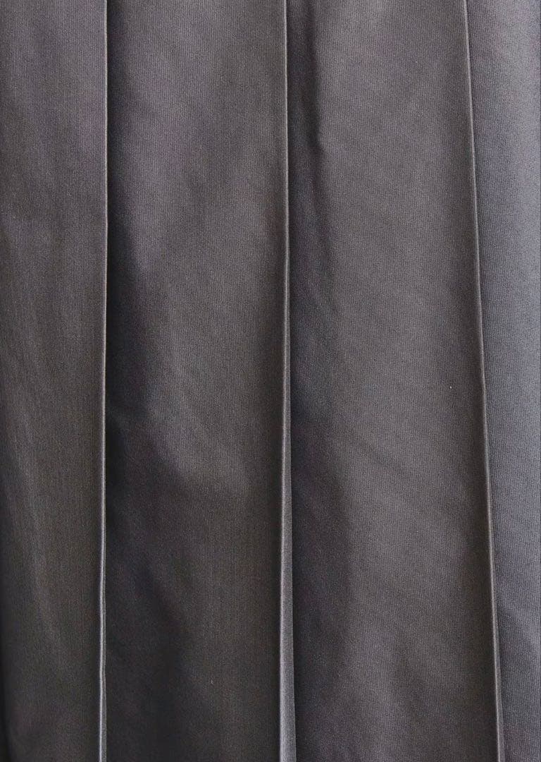 UNITED ARROWS シャブレータフタ プリーツスカート ダークグレイ M