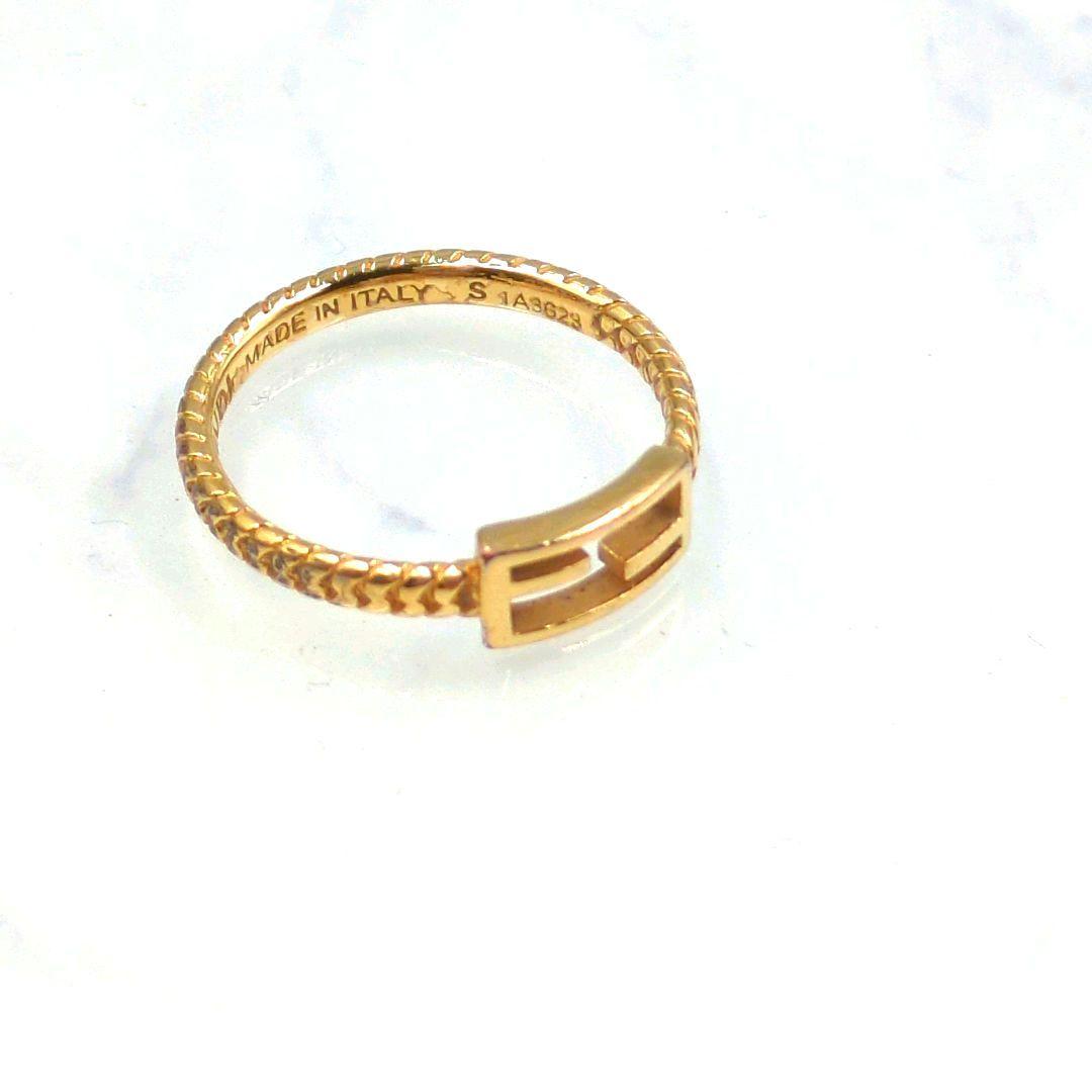 Fendi フェンディ　バケットデザイン　 リング　10号　Sサイズ