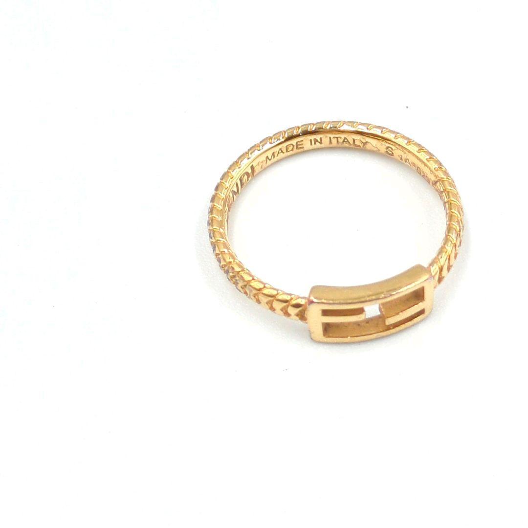 Fendi フェンディ　バケットデザイン　 リング　10号　Sサイズ