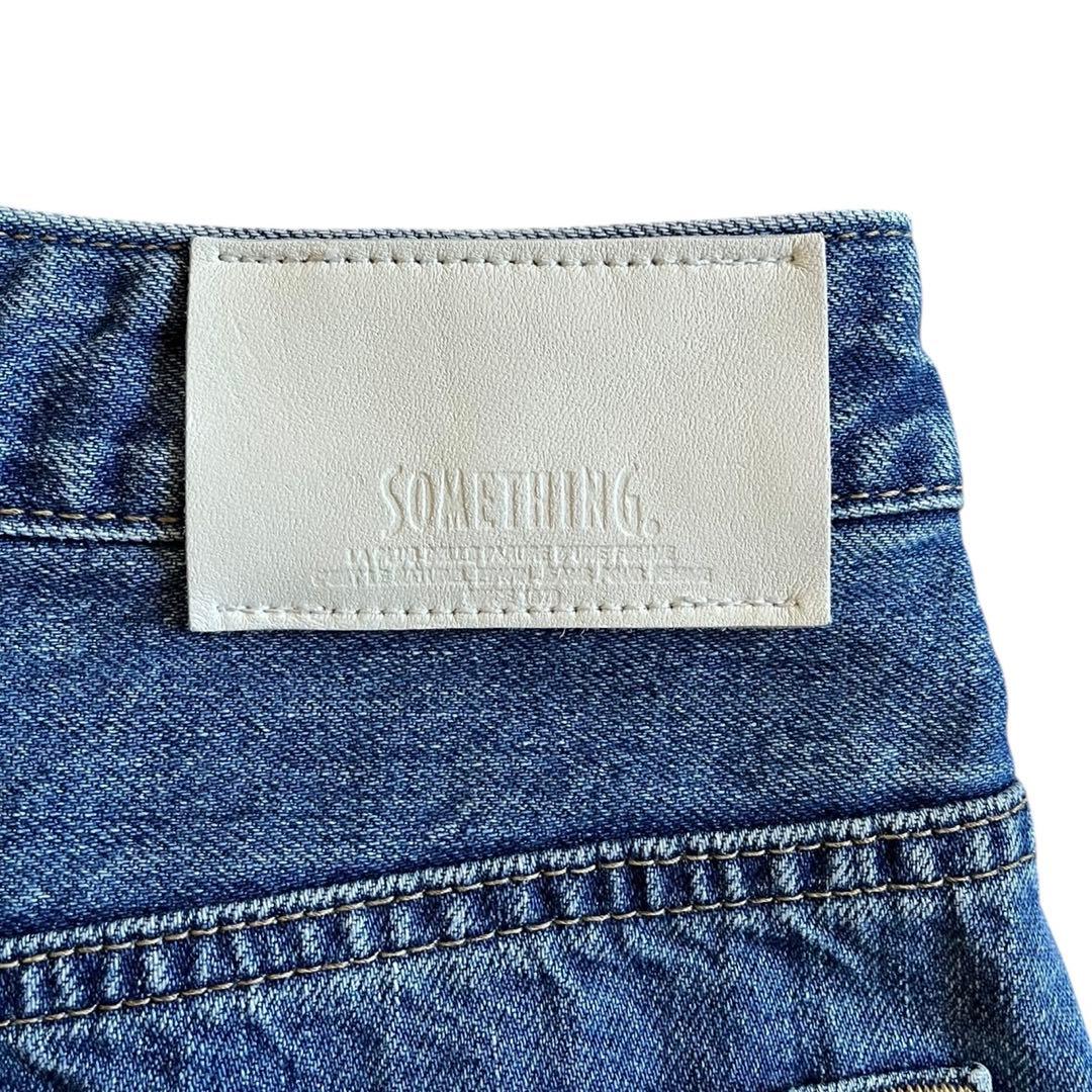 FASHIRU × SOMETHING バギーフィットジーンズ 0 日本製