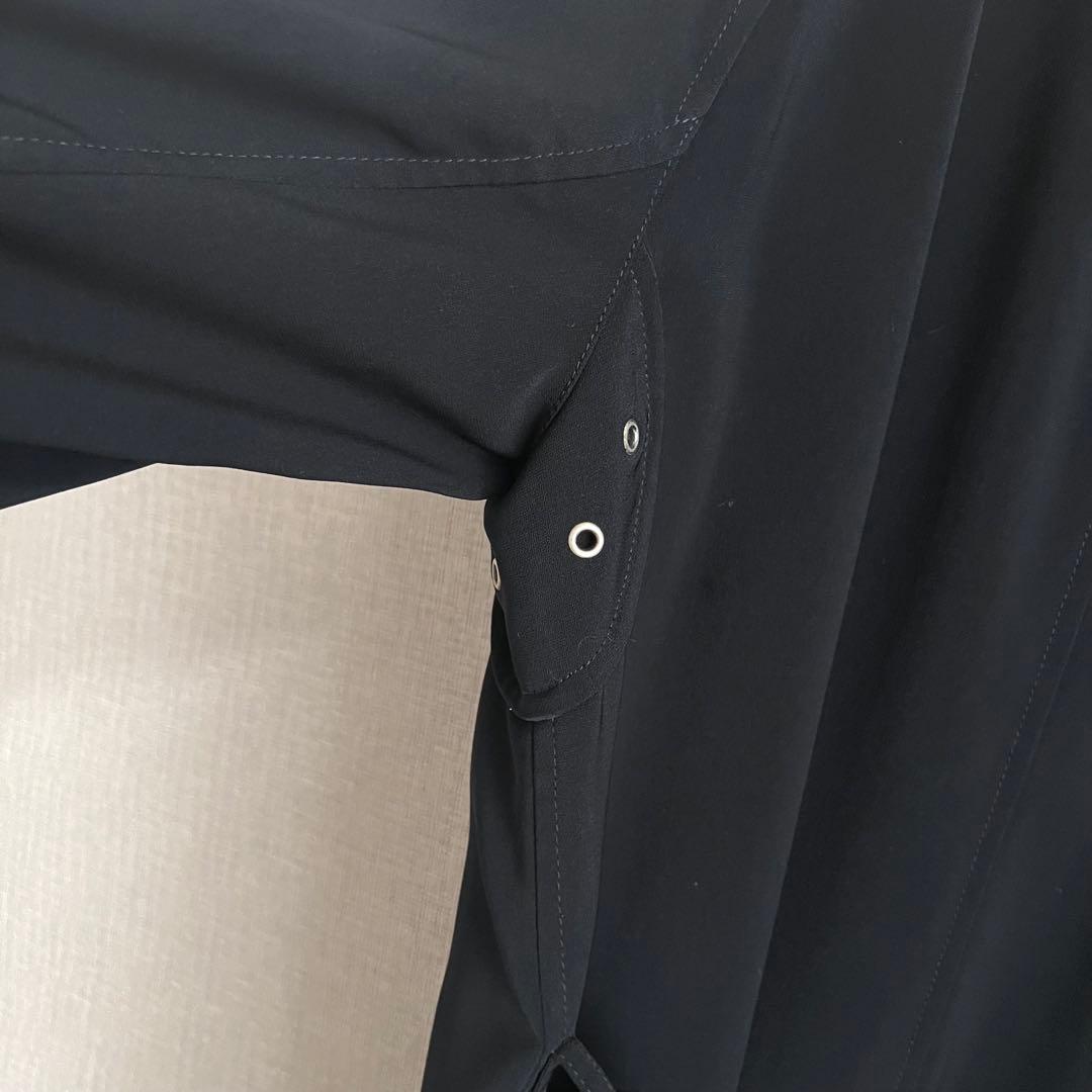 ARMANI アルマーニ シングルトレンチコート ロングコート ブラック 46