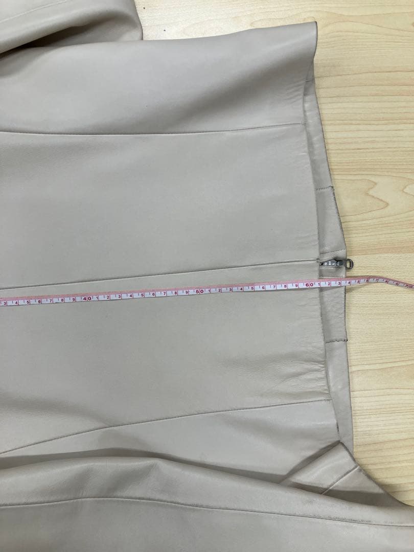 LOEWE アイボリー レザージャケット