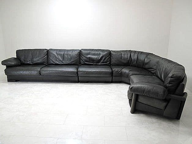 希少品　ノルウェー Vatne　バットネ ヴィンテージ　総革カウチソファ