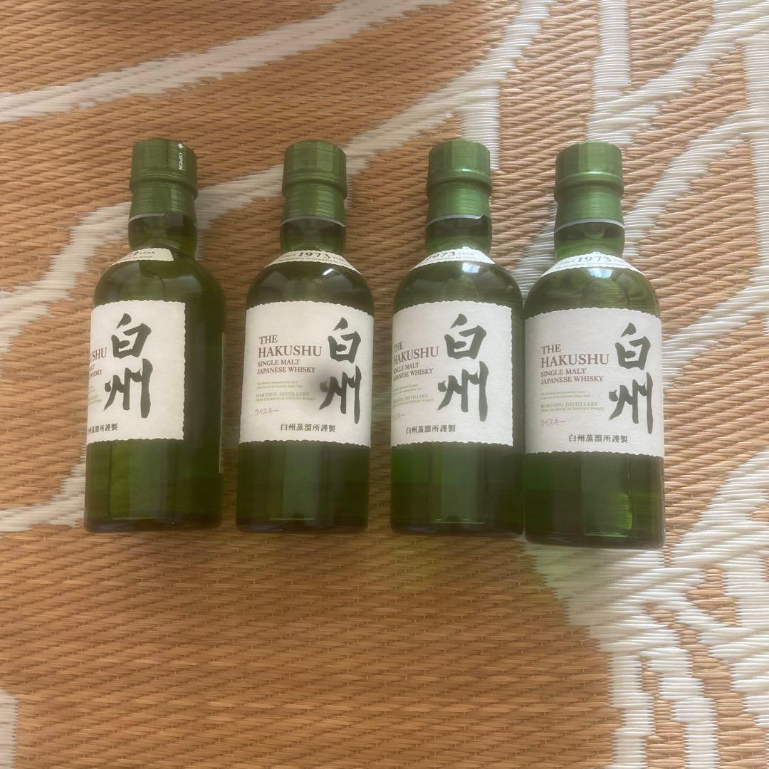 白州 ウイスキー ミニボトル　4本セット