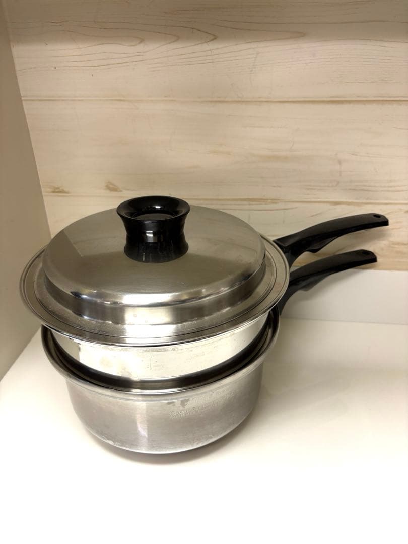 INKOR（インコア）*ステンレス製 片手鍋 スチーマー