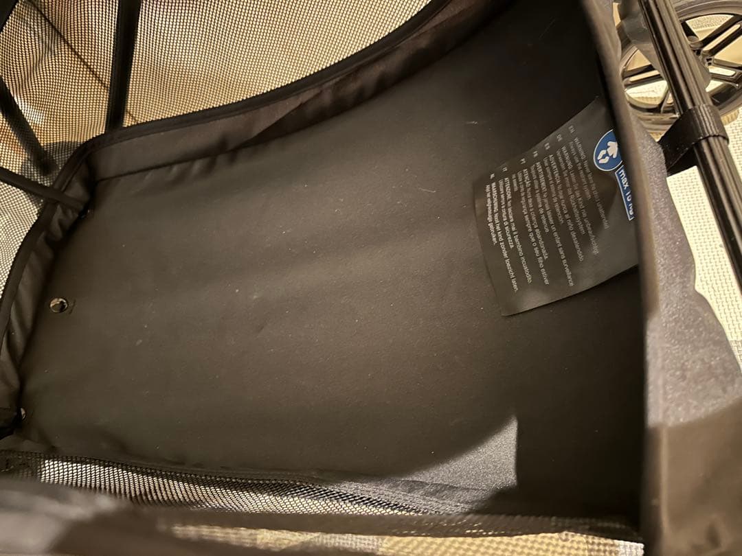 【美品】cybexメリオカーボン2024 アーモンドベージュ ドリンクホルダー付