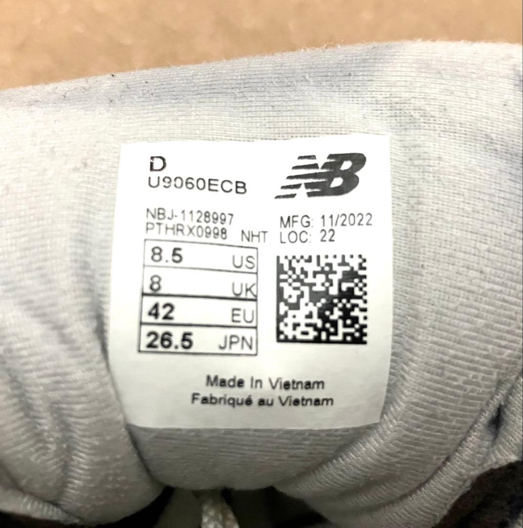 new balance U9060ECB ネイビー