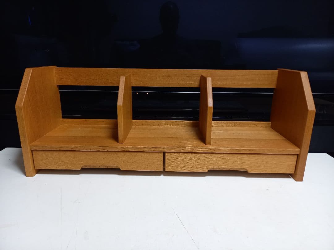 北欧モダン　ナチュラル　オーク　楢　無垢材　サイドラック　ブックシェルフ