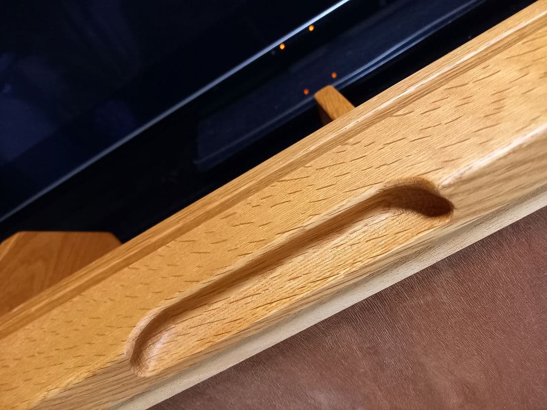 北欧モダン　ナチュラル　オーク　楢　無垢材　サイドラック　ブックシェルフ