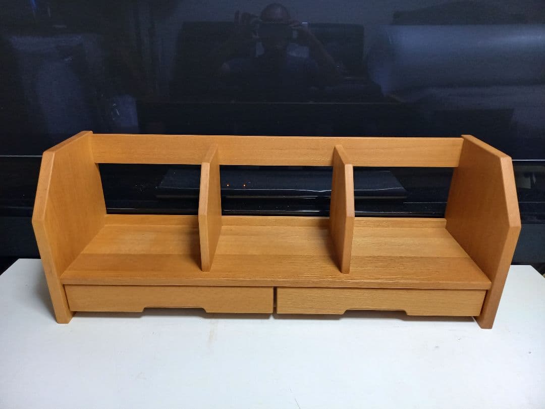 北欧モダン　ナチュラル　オーク　楢　無垢材　サイドラック　ブックシェルフ