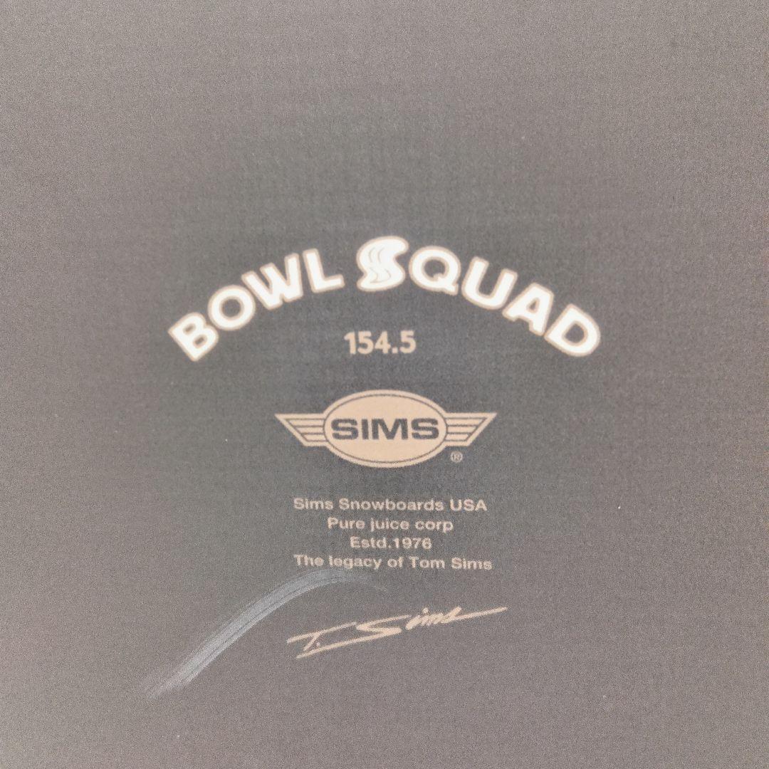 SIMS シムス Bowl Squad スノーボード 154.5cm