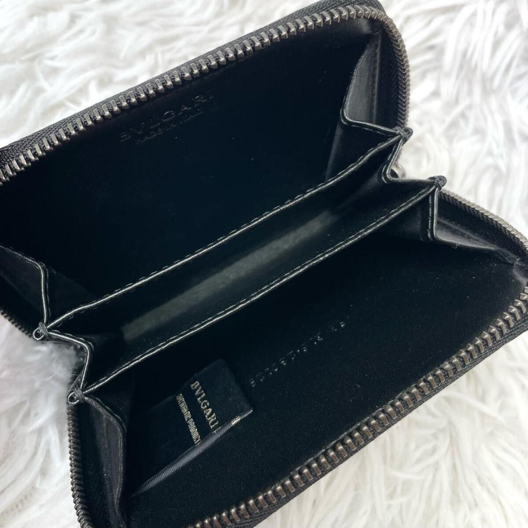 未使用級・最高級⭐︎ブルガリ マン  ラウンドジップ ケース アリゲーター