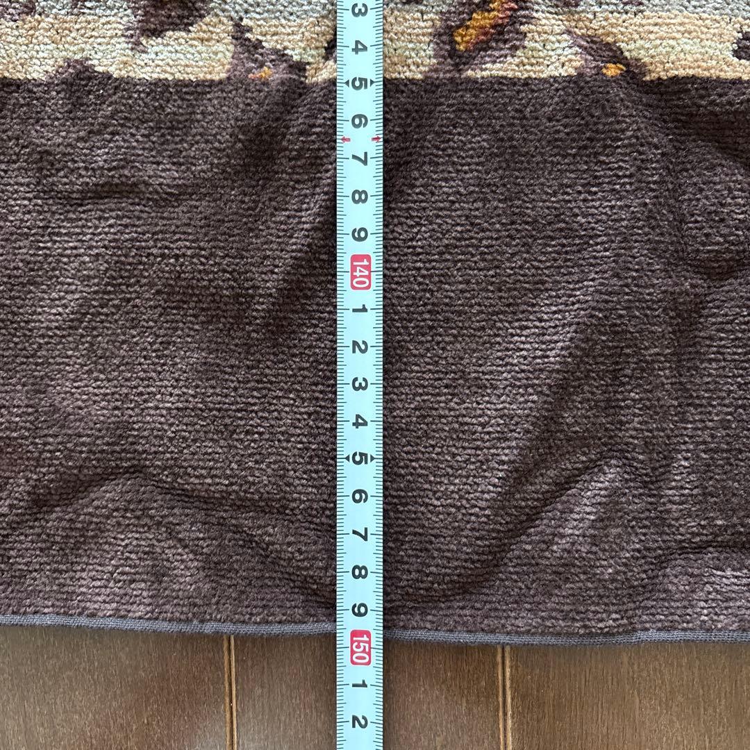 未使用　FEILER バスタオル　レオパード　フェイラー　豹柄　花柄　ブラウン系