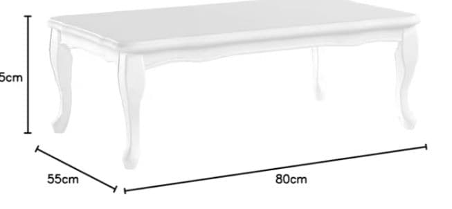萩原 テーブル ローテーブル フェミニン 折りたたみ ホワイト 猫脚 つ357