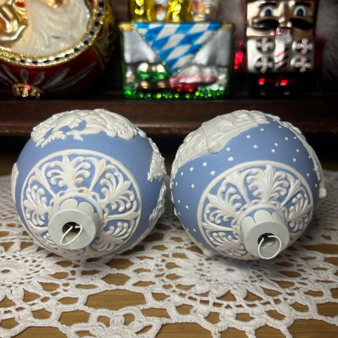 ウェッジウッド　オーナメント　ジャスパー　オーナメント　2個セット　クリスマス