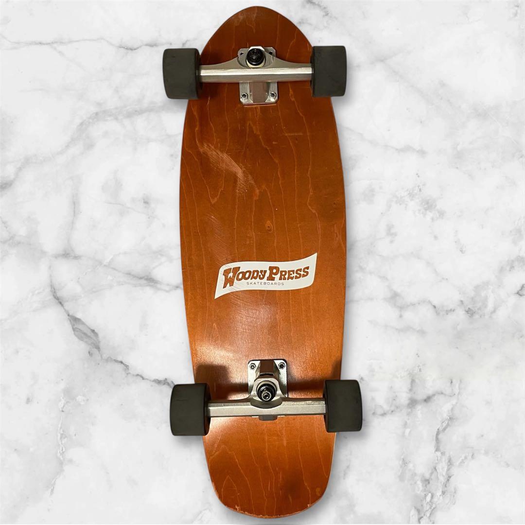 WP Carving ウッディープレス スケボー ブラウン 30inch