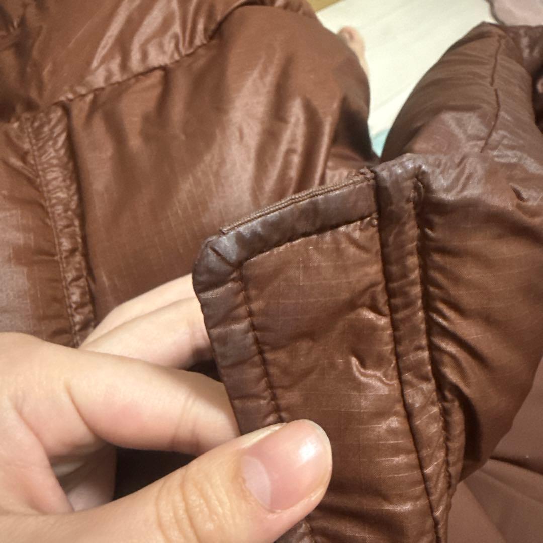 ザノースフェイス クロップドダウンジャケット ブラウン S