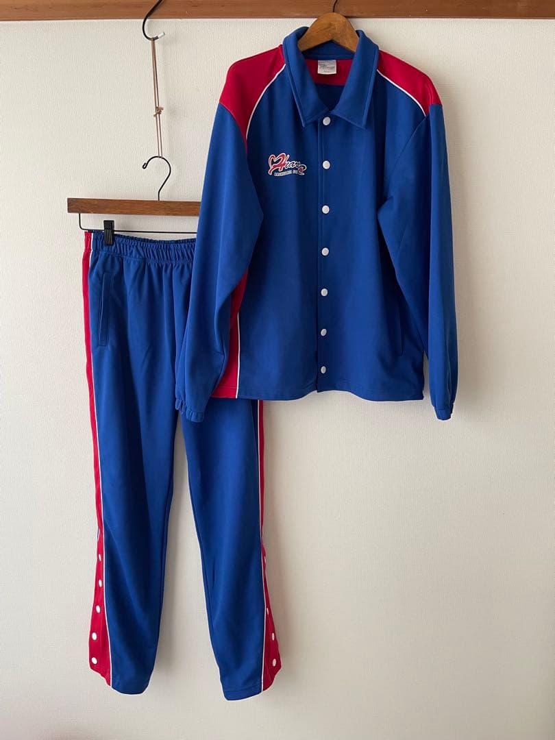 ハーツ　バスケットボール　ジャージ上下　Mサイズ　無記名