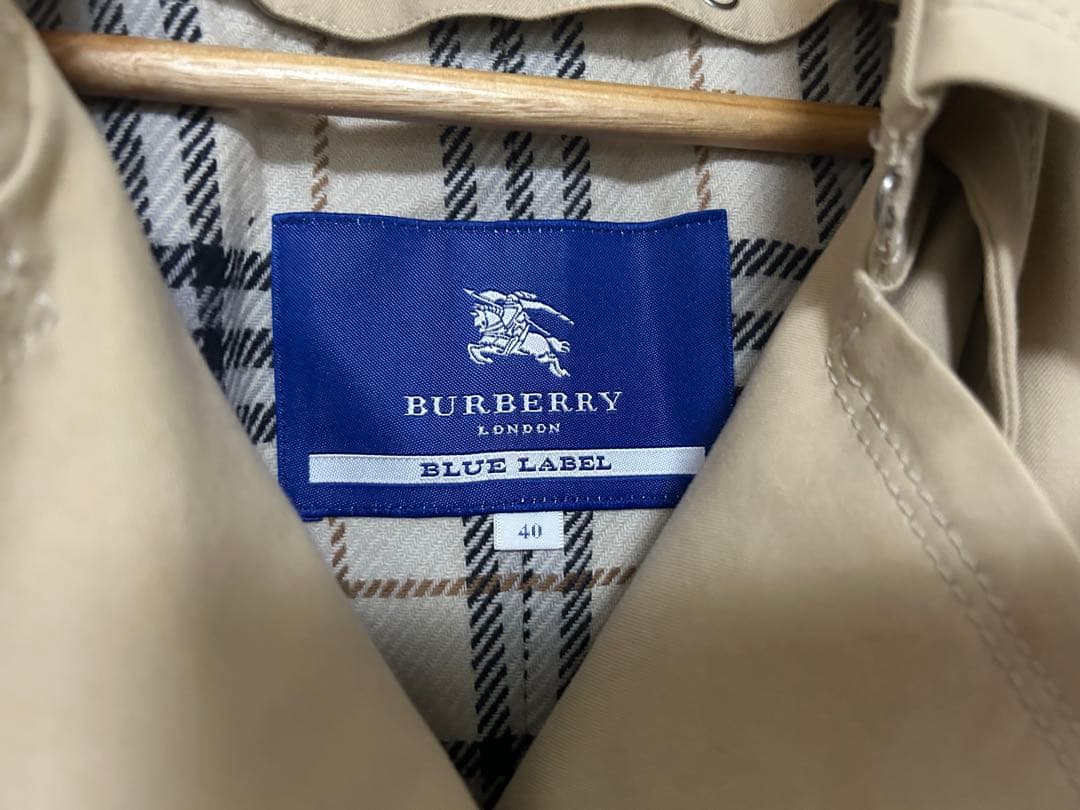 バーバリー ブルーレーベル トレンチコート 40 ライナー付