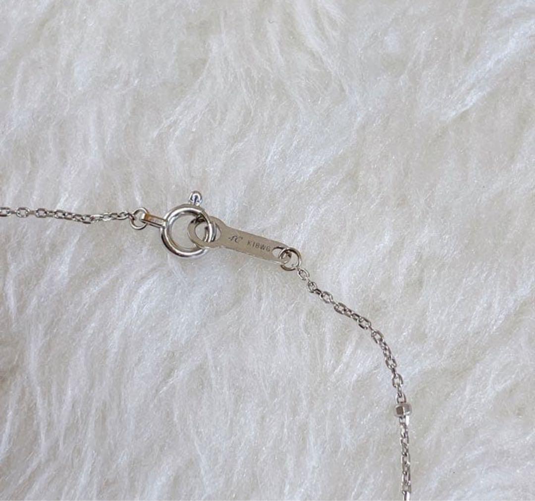 ヒロロです 4℃ K18ホワイトゴールド ブレスレット