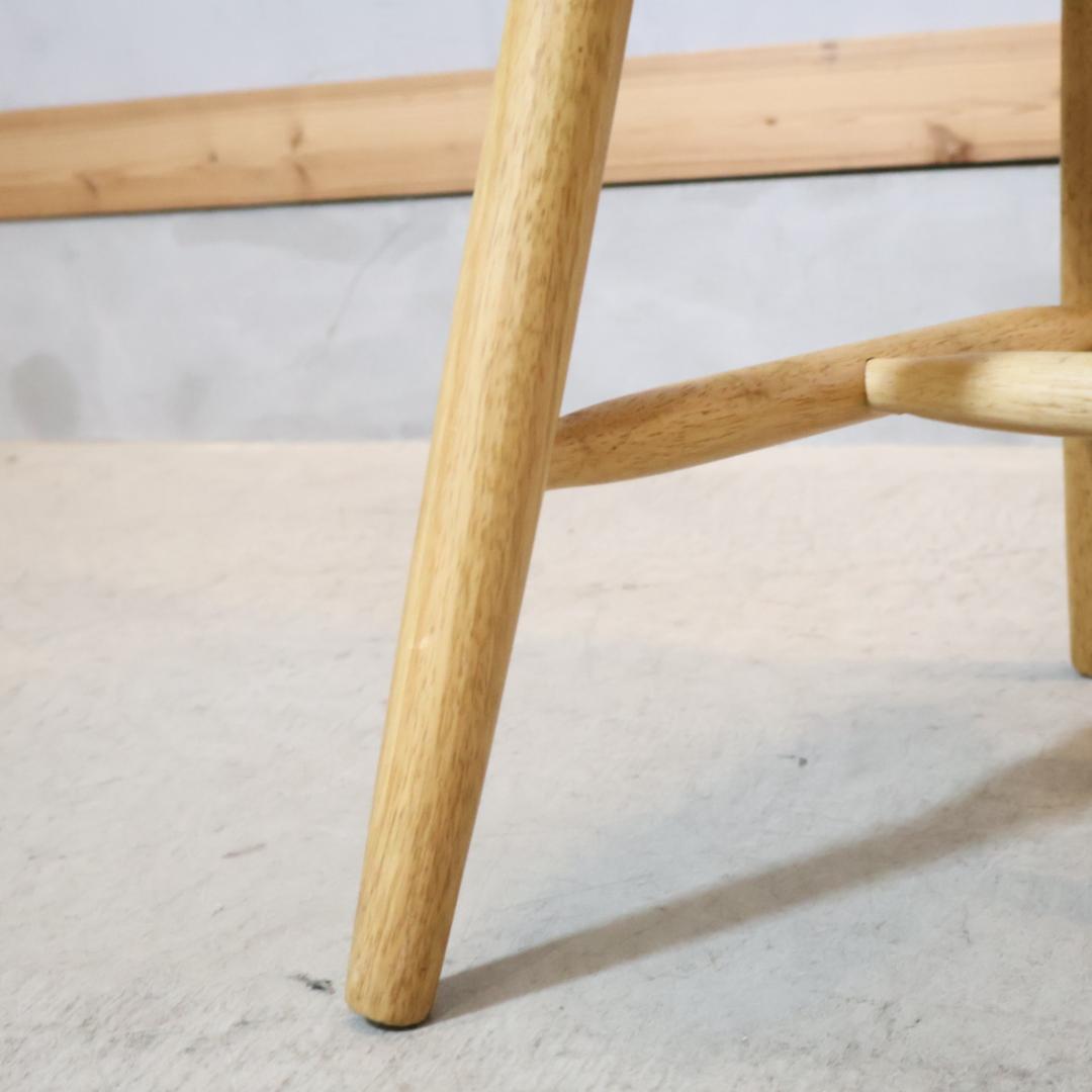 アンティーク調 ダイニングチェア ナチュラル ウィンザーチェア フープバック