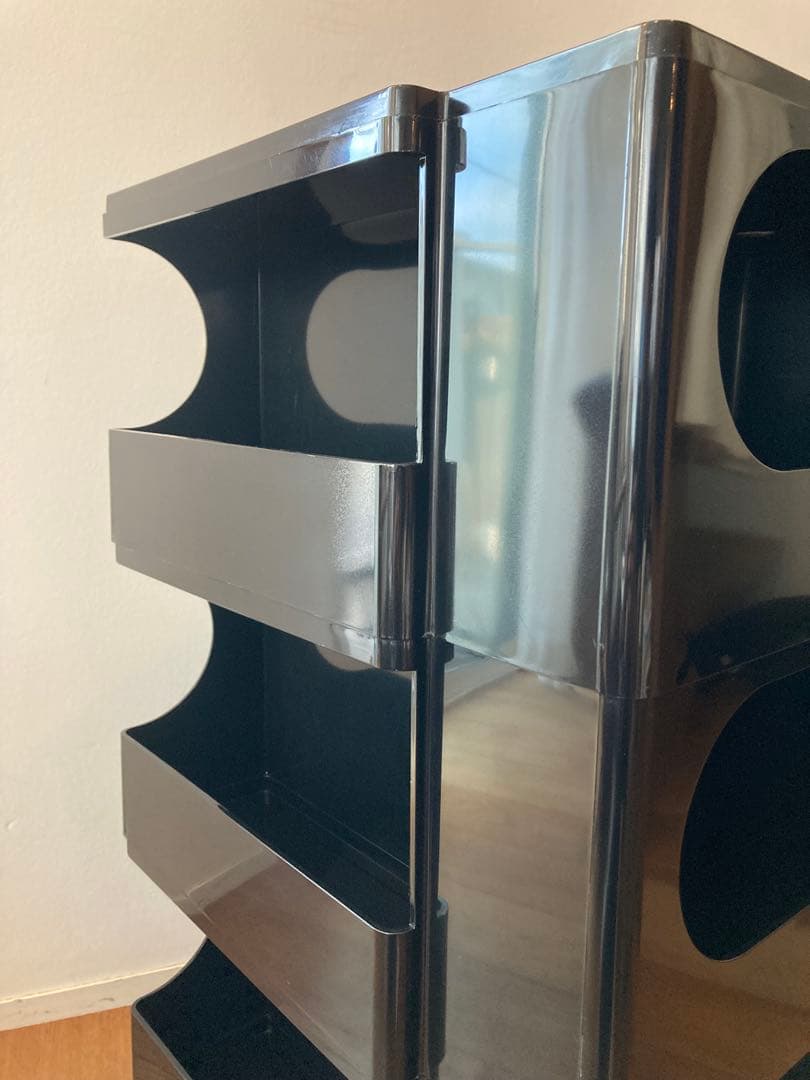 B-LINE ボビーワゴン 3段3トレイ ブラック