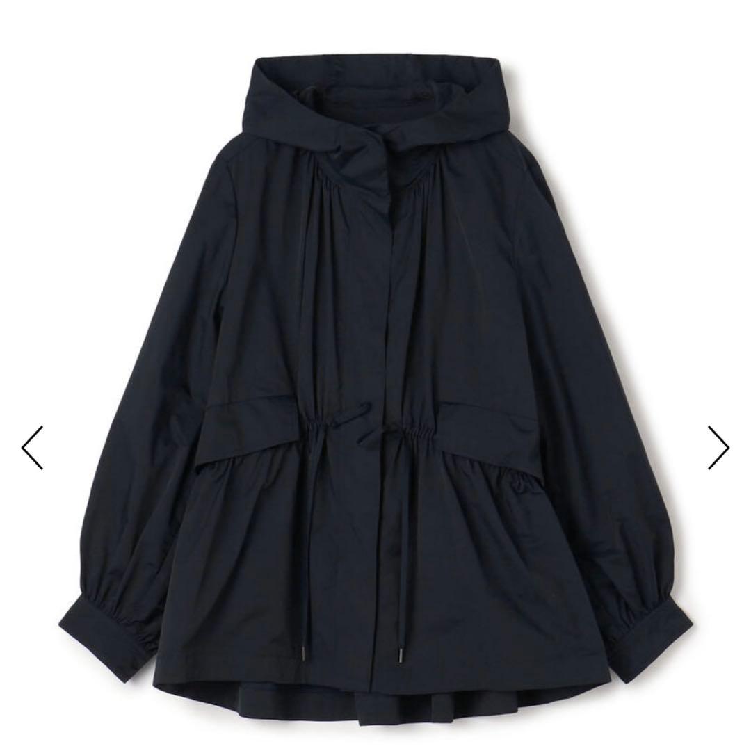 未使用級美品 Ballsey ライトタフタ フーデットショートコート