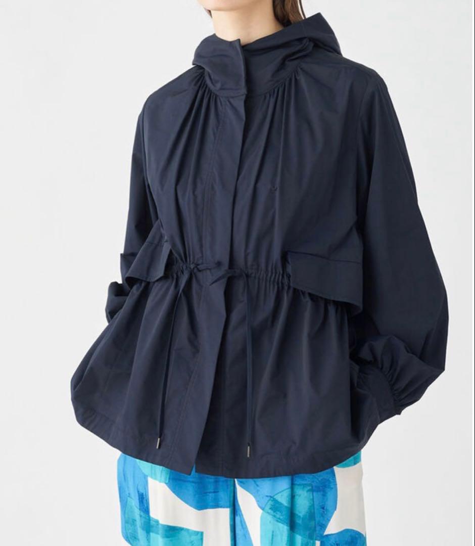 未使用級美品 Ballsey ライトタフタ フーデットショートコート