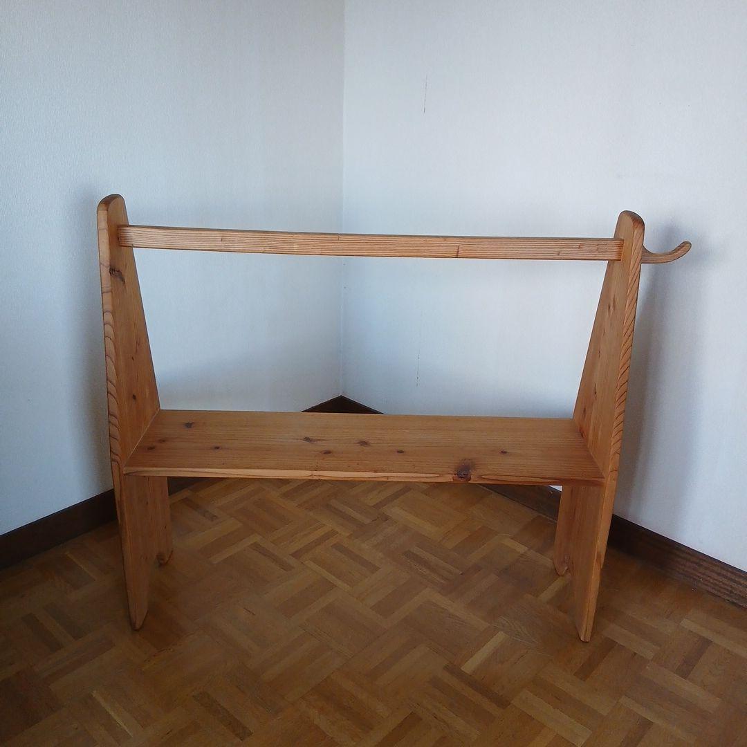 木製ラック シンプル ナチュラルウッド　シュタイナー　2月中旬で処分予定